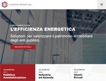 Tablet Screenshot of operosaimpianti.com